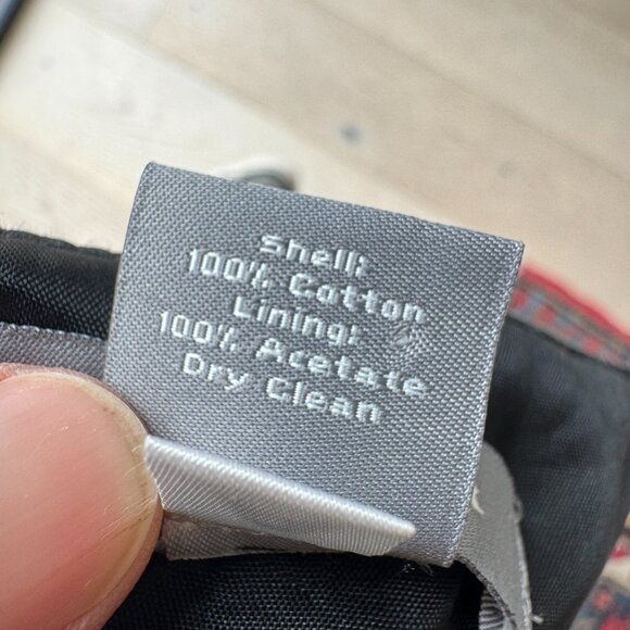 ANN TAYLOR Women’s Black Off-white Lace Peasant A Line Full Skirt sz 4 - Picture 13 of 13